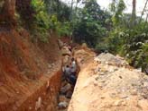 Left Bank Canal under construction